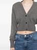 Hana ribbed-edge cropped cardigan