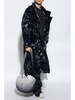 printed parka coat