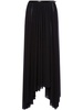 semi-sheer wrap maxi skirt