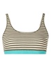 Aloha Rory striped knitted bra