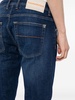 slim-cut cotton jeans