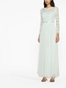 Fifi bodice sequin-embellished gown