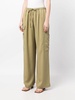 Ethan twill wide-leg trousers