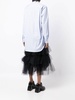 Critic striped oversized shirt