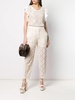 lace panelled trousers