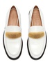 appliqué-detail leather loafers