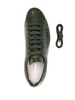 Warwick crocodile-embossed leather sneakers