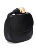 ball top handle leather mini bag