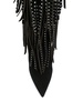 embellished fringed boots  