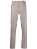 flannel straight-leg trousers