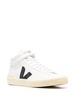 logo-patch hi-top sneakers