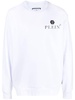 logo-plaque long-sleeved sweatshirt