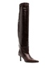 pointed-toe knee-high boots