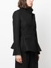 peplum wool-blend jacket