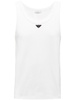 triangle-logo cotton tank top