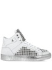 stud-detail leather sneakers 