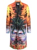 Hawaii graphic-print coat