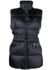 logo-patch padded gilet