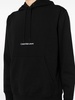 Institutional logo-embroidered hoodie