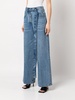 high-waisted wide leg jeans