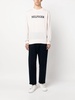 logo intarsia-knit cotton jumper