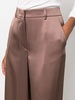 wide-leg high-waisted silk trousers