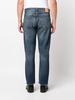 slim-cut cotton jeans