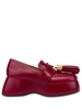 tassel-charm leather loafers