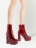 Morgana platform ankle boots