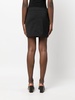 mid-rise tailored miniskirt