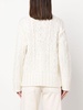 crystal-embellished knit jumper