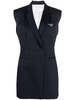 sleeveless merino-wool blazer