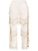 Monsoon fringed trousers