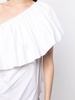 one-shoulder ruffled top 