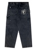 logo-embroidered straight-leg jeans