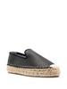 perforated leather espadrilles 