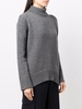 roll-neck rib-trimmed jumper