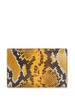 Ulyana snakeskin-effect clutch bag