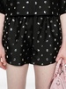 stud-embellished twill shorts 