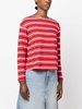 stripe-print cotton T-shirt