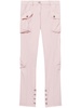 Toile cotton-silk blend cargo trousers 