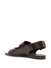 buckle-straps leather sandals