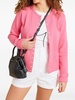 press-stud cotton cardigan