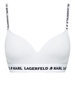 logo-underband padded bra