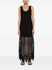 Regina open-knit maxi dress