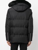 detachable-hood padded coat