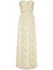 Estelle silk-crepon strapless dress