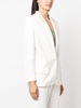 single-breasted linen blazer 