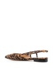 leopard-print pointed sandals