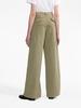 wide-leg stretch-cotton trousers